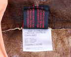 Roberto Cavalli brown leather jacket with embroidery