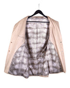 Roberto Cavalli embossed leather jacket with python effect