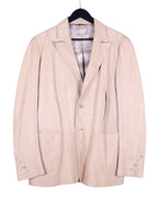 Roberto Cavalli embossed leather jacket with python effect
