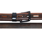 Issey Miyake brown leather belt