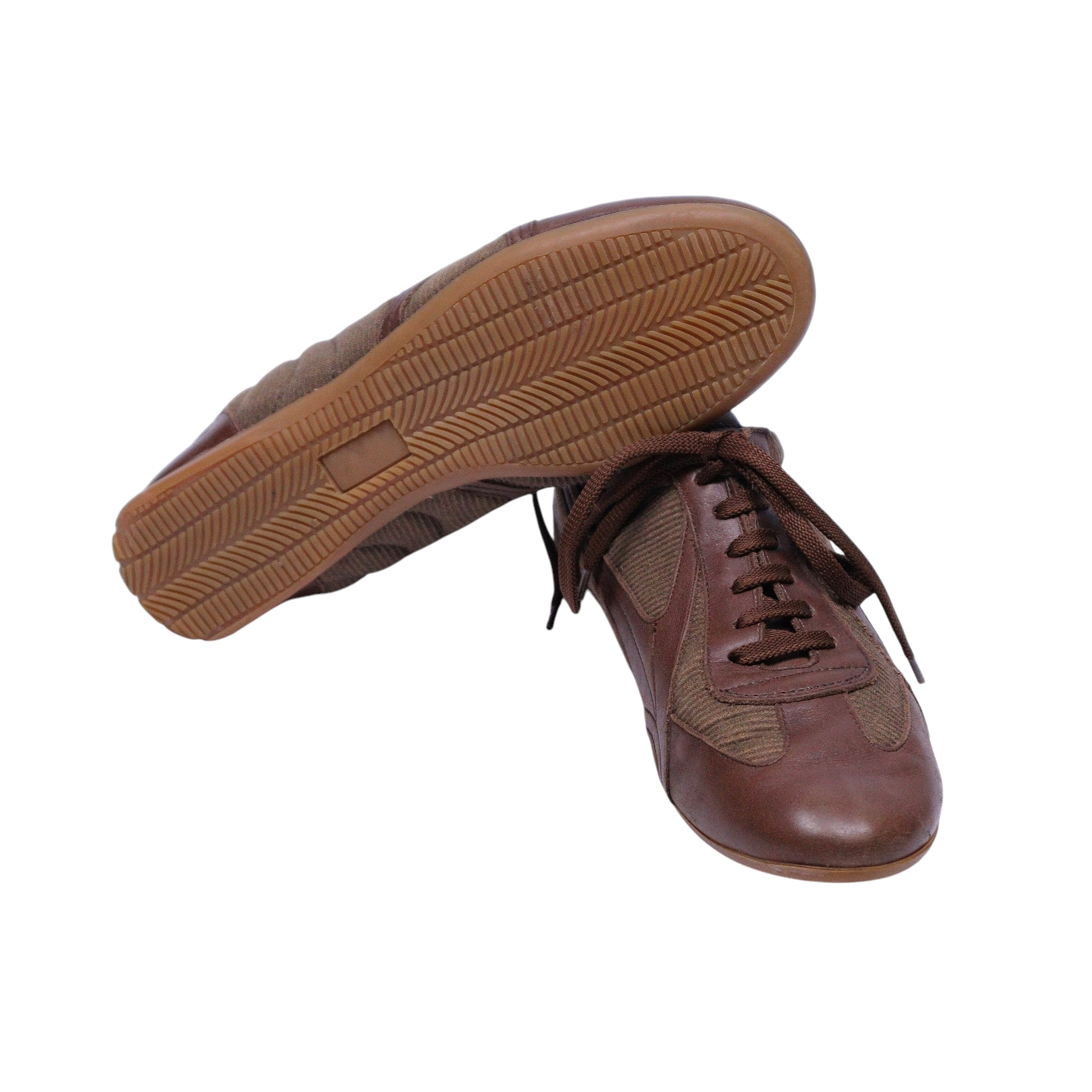 Dolce Gabbana leather brown shoes