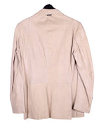 Roberto Cavalli embossed leather jacket with python effect