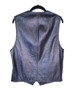 Dolce & Gabbana black leather vest