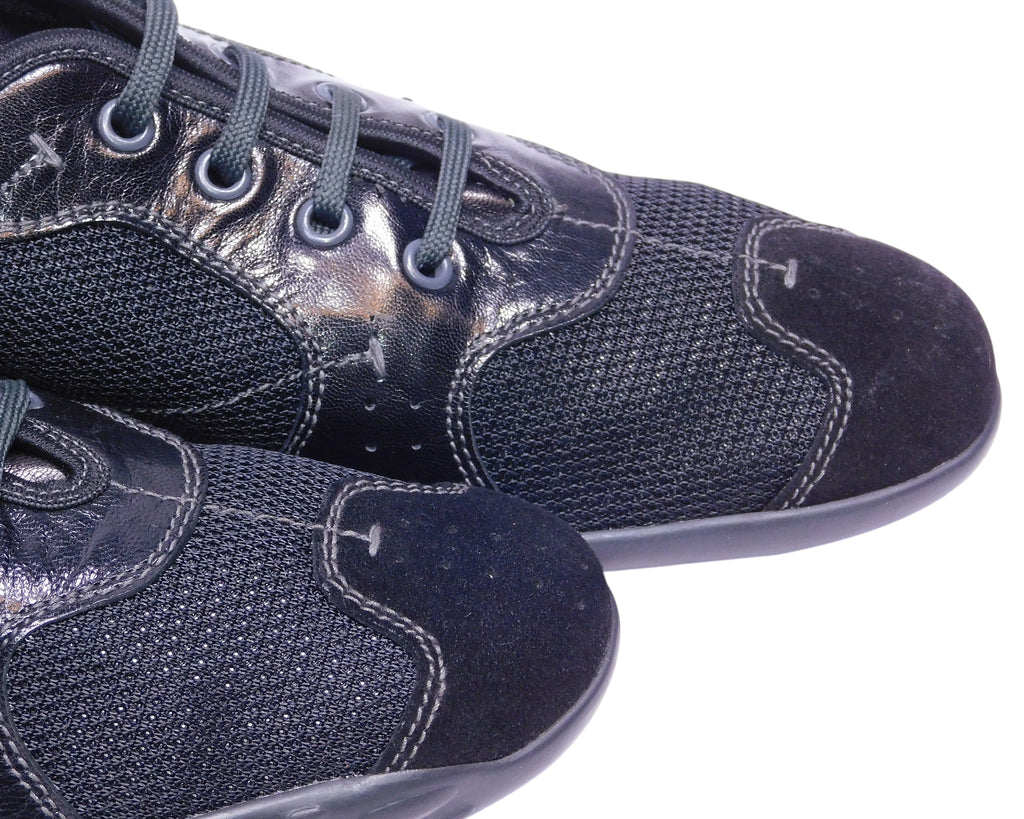 Prada Linea Rossa black sneakers