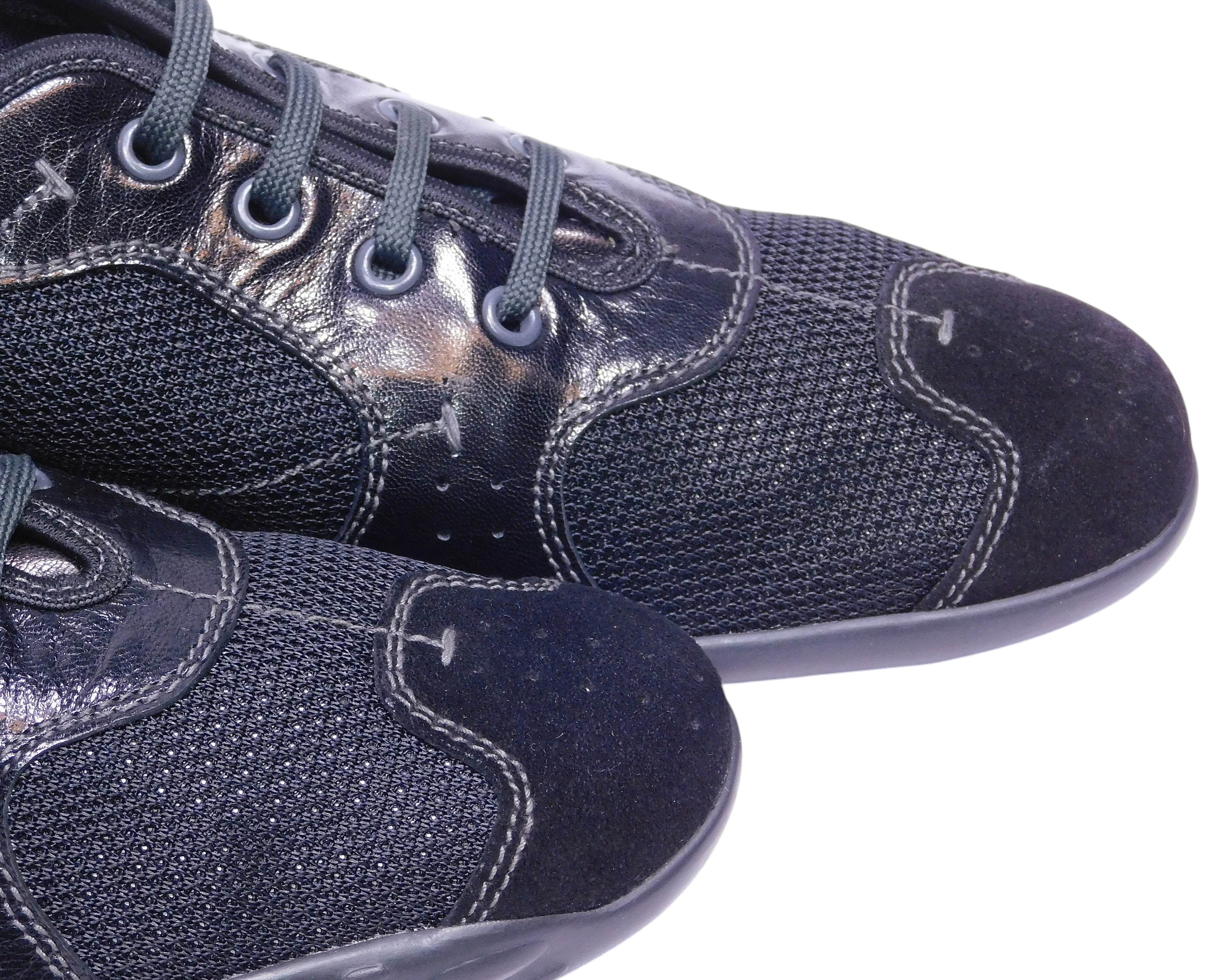 Prada Linea Rossa black sneakers