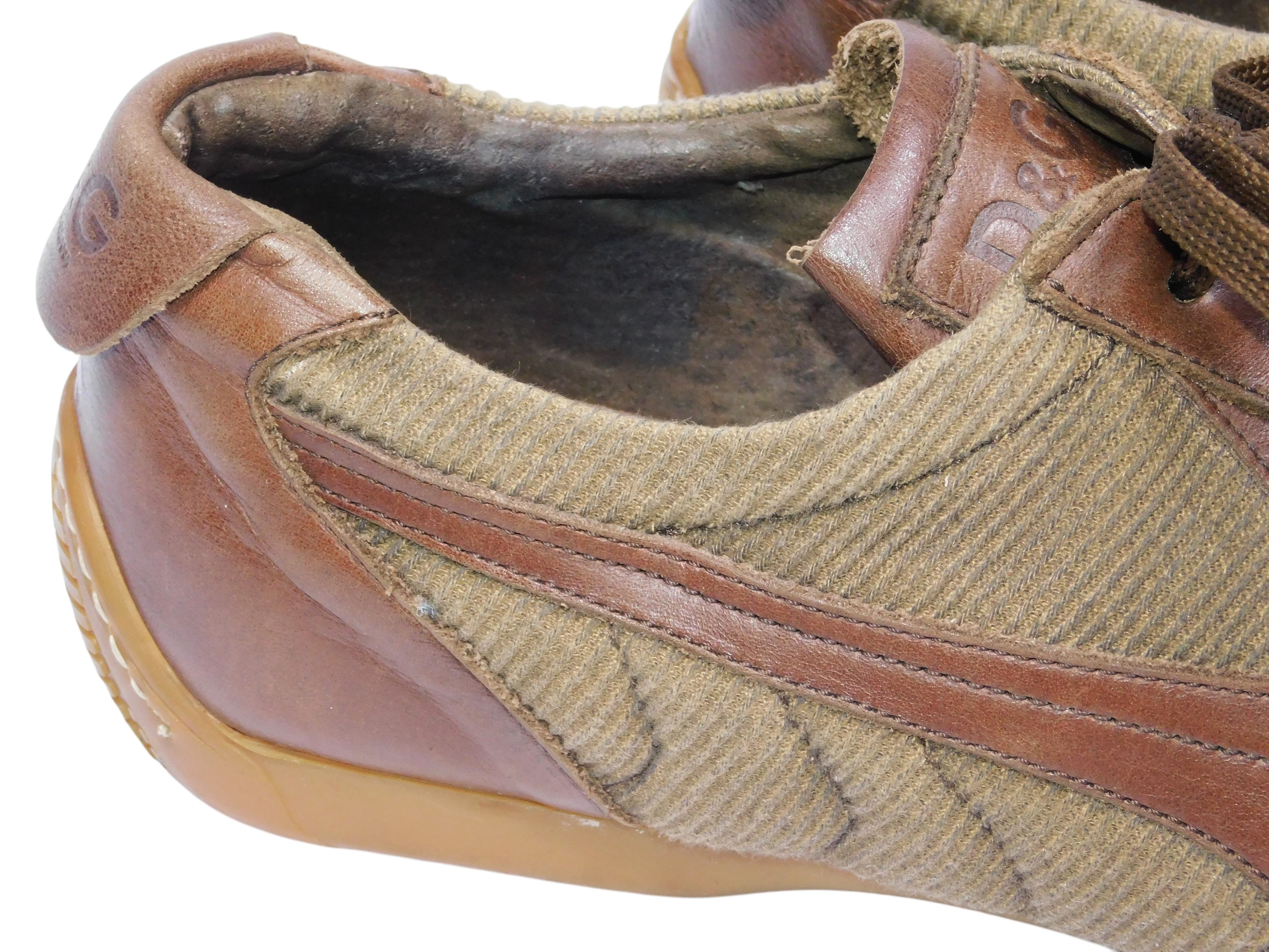 Dolce Gabbana leather brown shoes