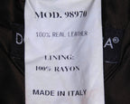 Dolce & Gabbana Distressed Brown Leather Pants