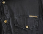 Dolce Gabbana black dress shirt with gold-tone zipper 2003/5