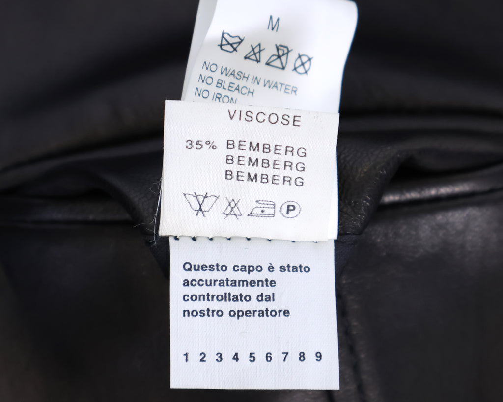 Dolce & Gabbana black leather vest