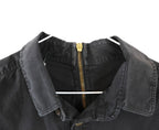 Dolce Gabbana black dress shirt with gold-tone zipper 2003/5