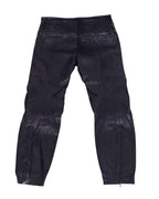 Gianfranco Ferre padded leather pants