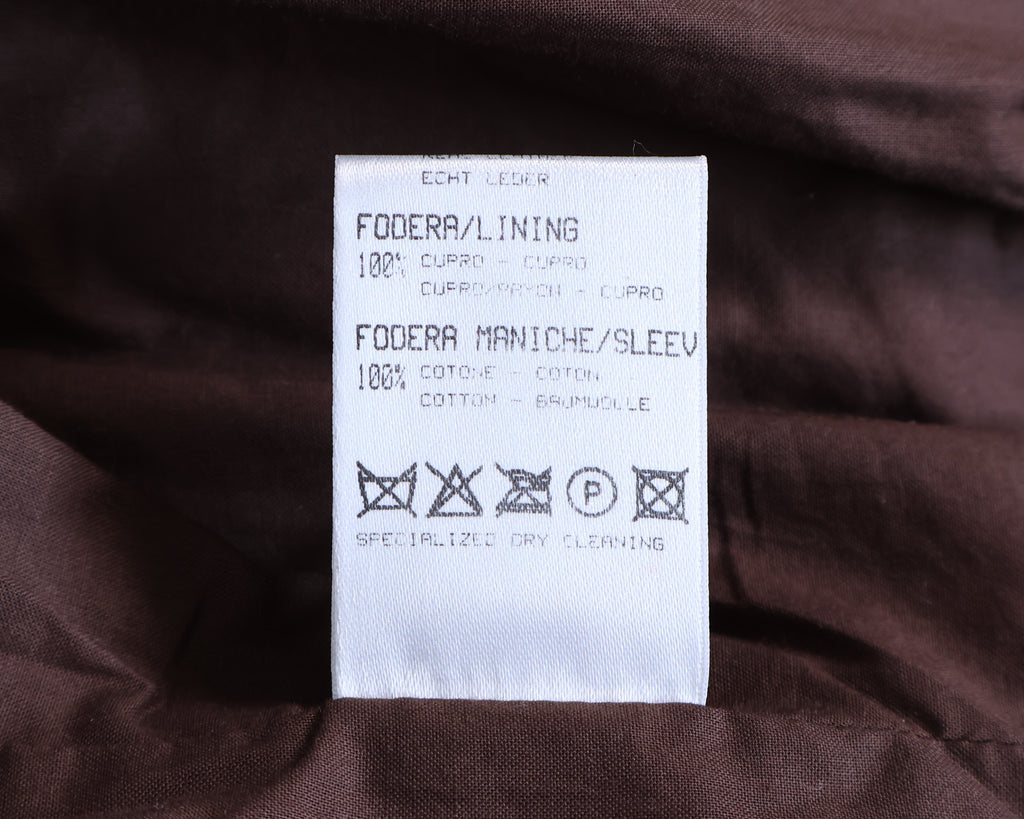 Roberto Cavalli red leather jacket
