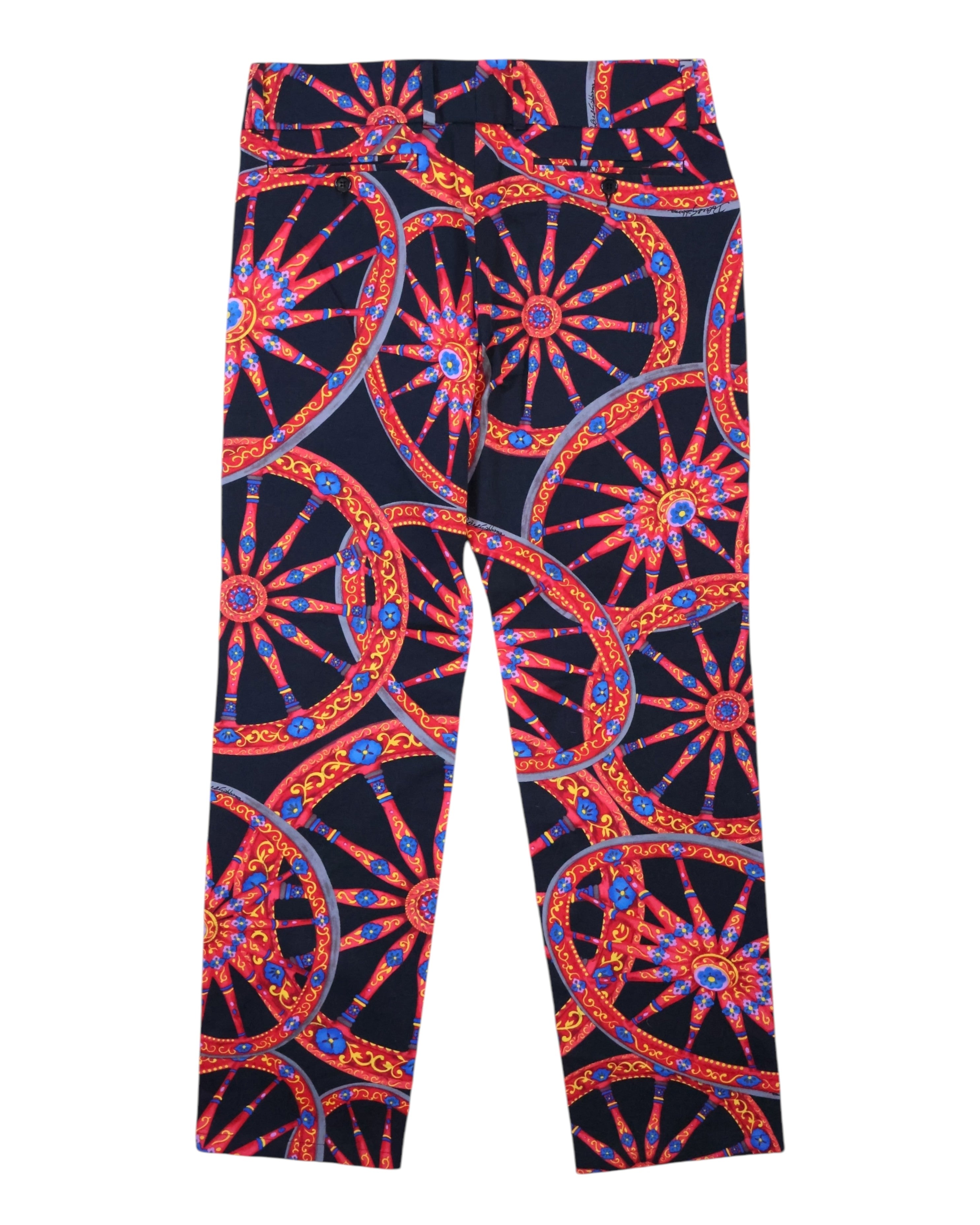 Dolce and Gabbana 90s graphic print trousers
