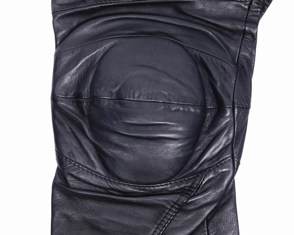 Gianfranco Ferre padded leather pants