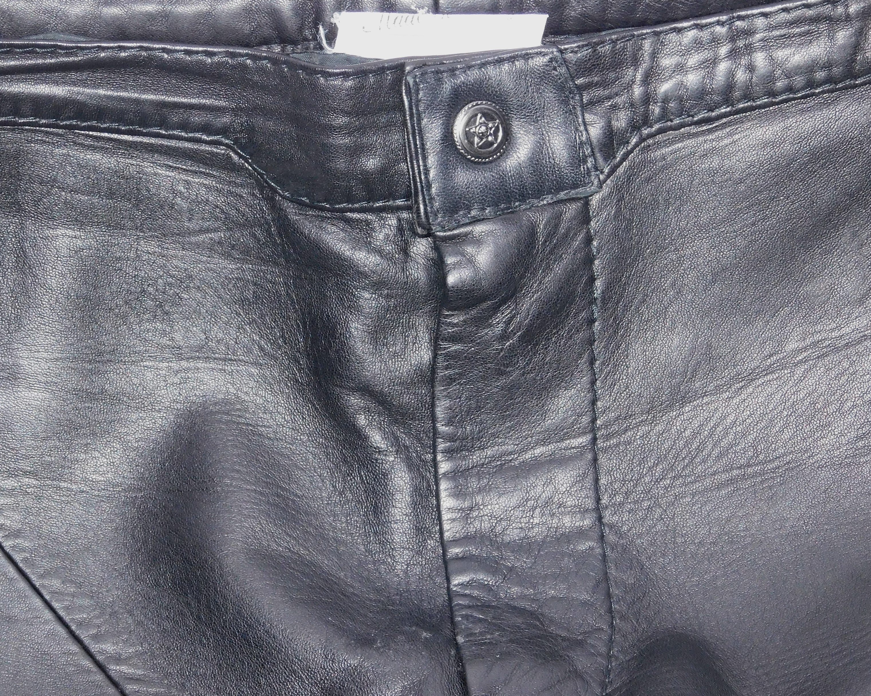 Gianfranco Ferre padded leather pants