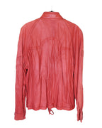 Roberto Cavalli red leather jacket