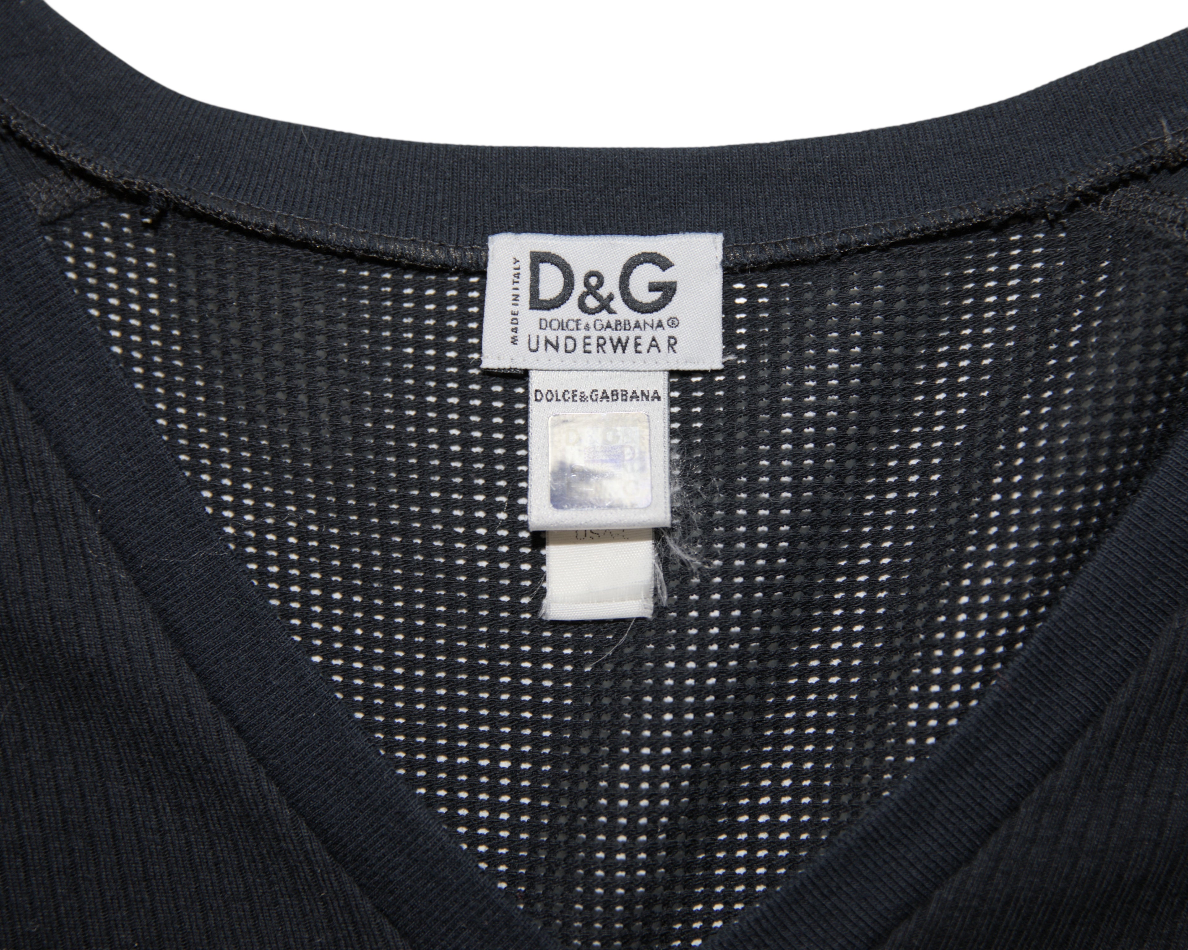 Dolce & Gabbana Underwear mesh-paneled shirt