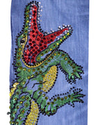 Voyage Mazzilli Michielsens crocodile rhinestones jeans
