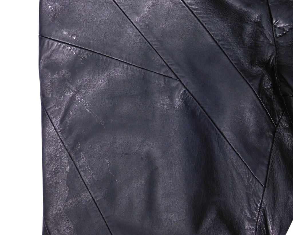 Gianfranco Ferre padded leather pants