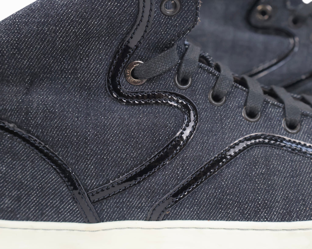 Lanvin black high-top sneakers