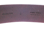 Roberto Cavalli brown leather belt with a mosaic buckle