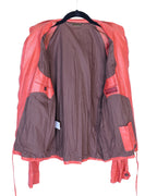 Roberto Cavalli red leather jacket