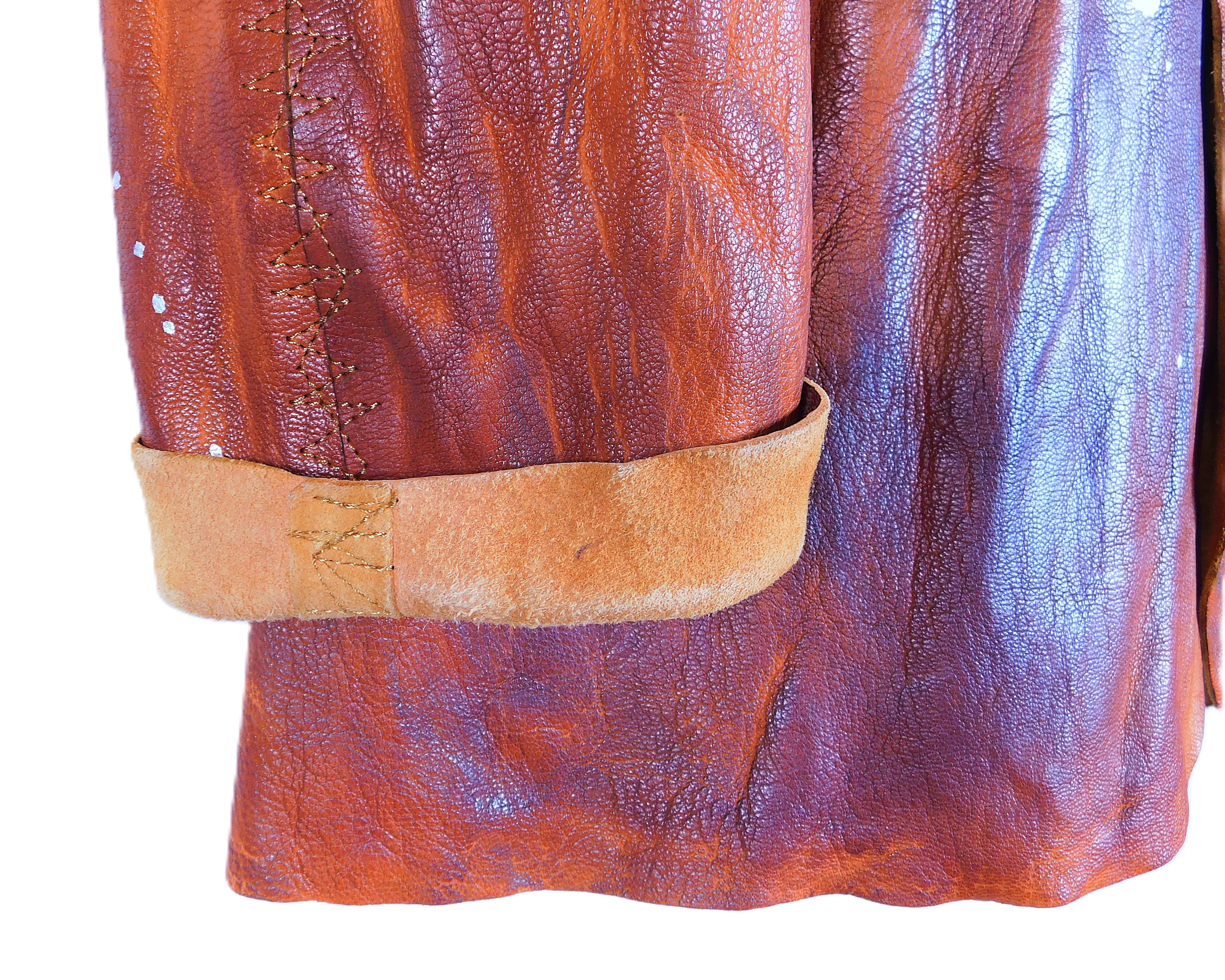 Motoike 2007 goat leather art Jacket