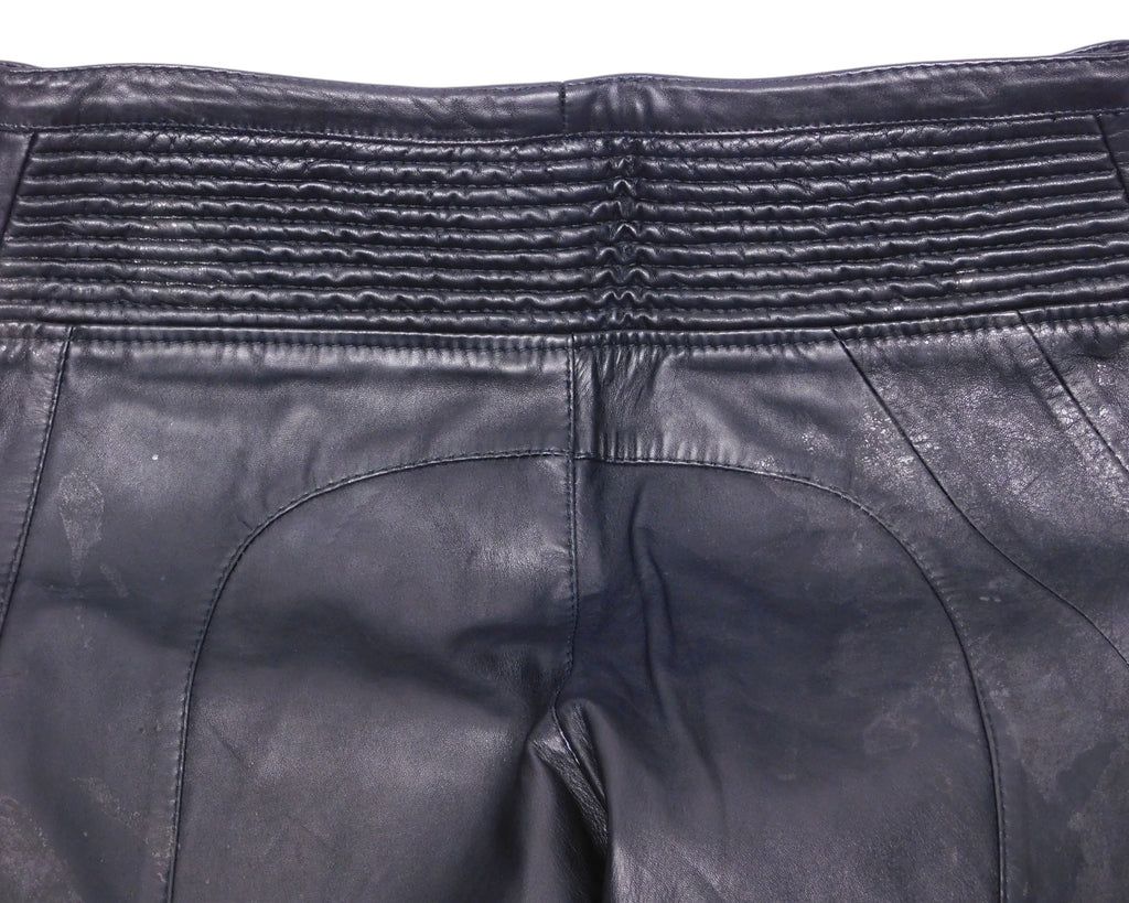 Gianfranco Ferre padded leather pants