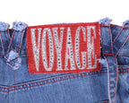 Voyage Mazzilli Michielsens crocodile rhinestones jeans