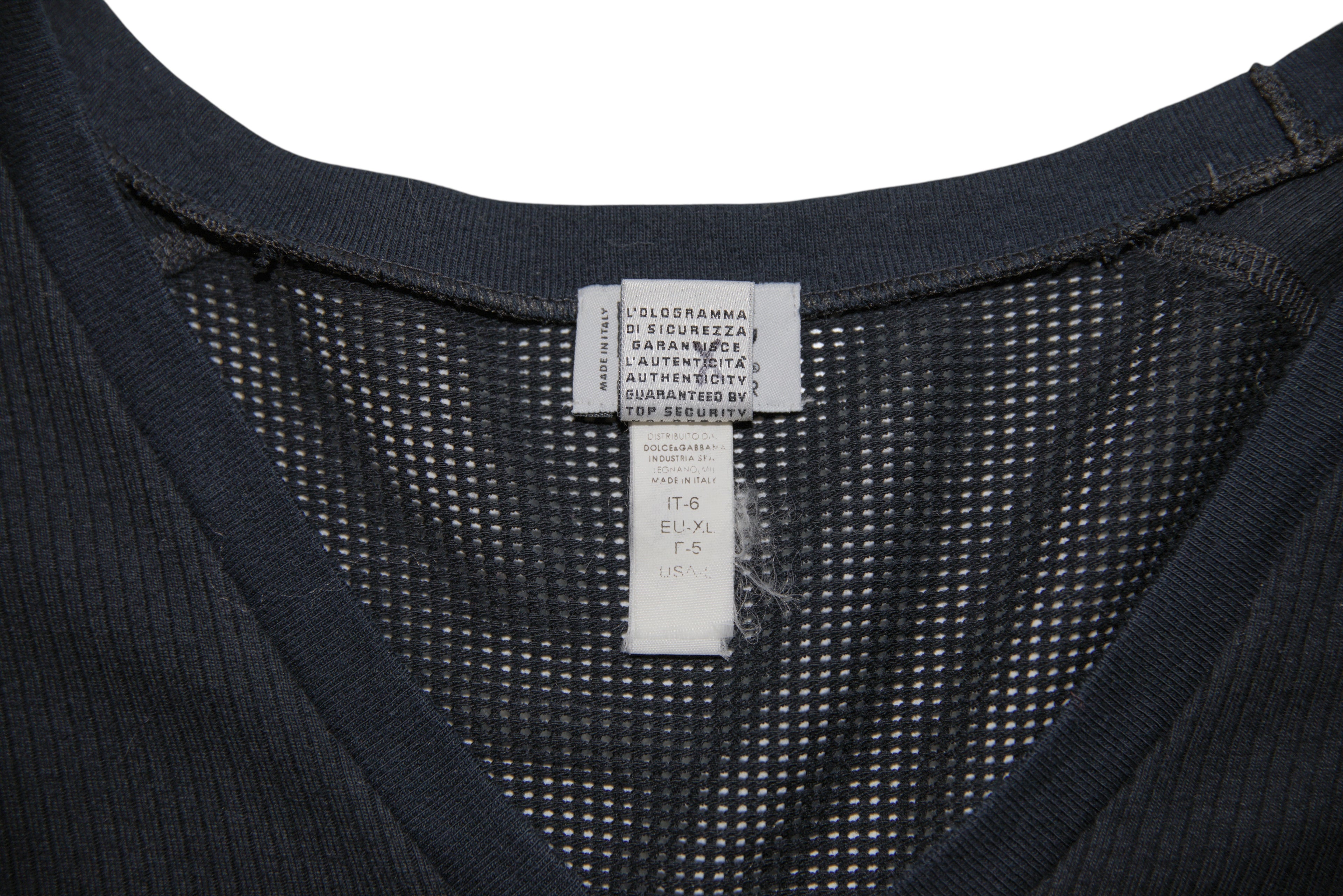 Dolce & Gabbana Underwear mesh-paneled shirt