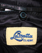 La Matta Classic black leather blazer