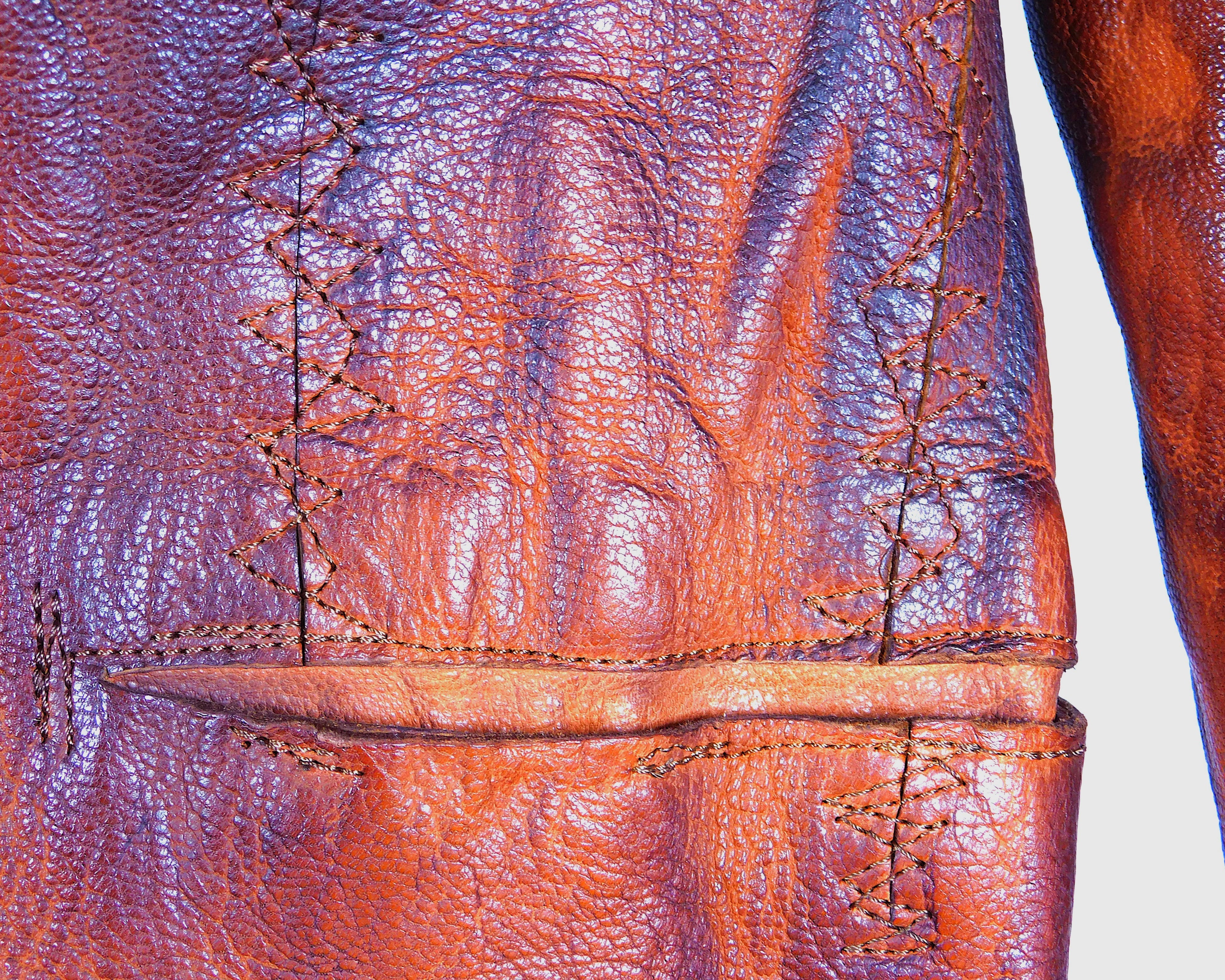 Motoike 2007 goat leather art Jacket