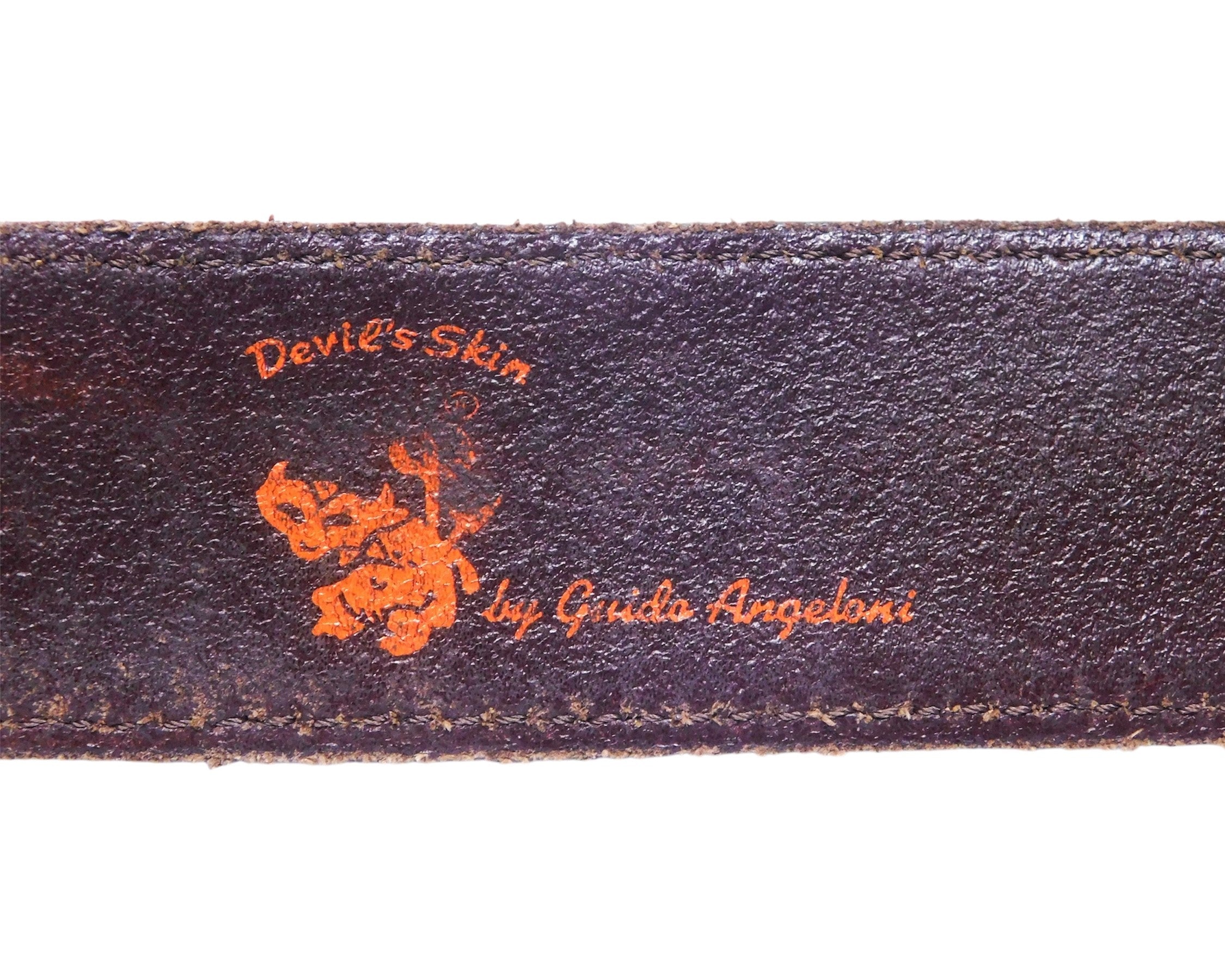 Devil’s skin by Guido Angeloni belt