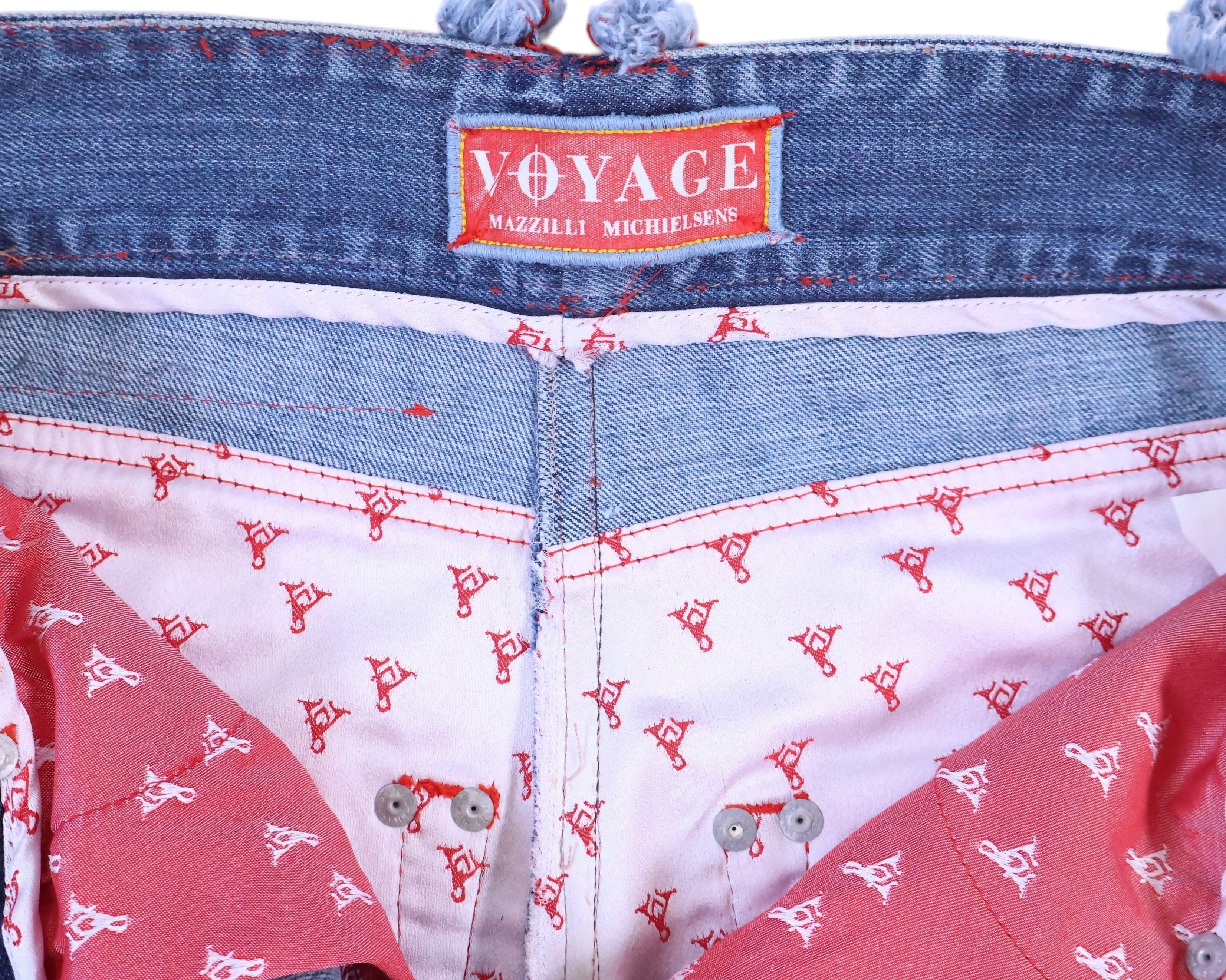 Voyage Mazzilli Michielsens crocodile rhinestones jeans