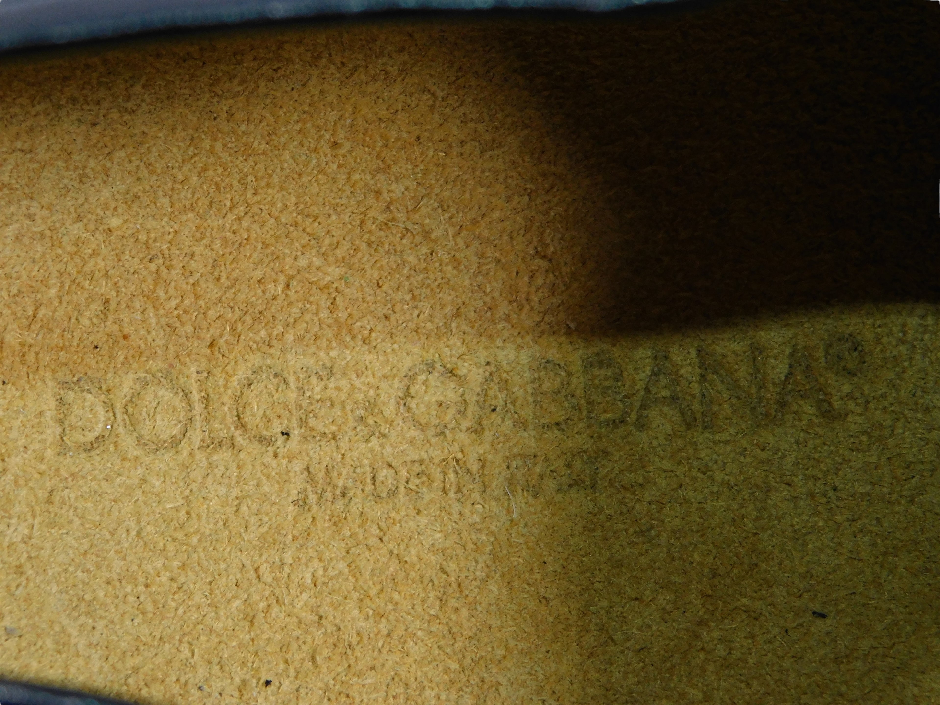 Dolce Gabbana brown and beige leather shoes