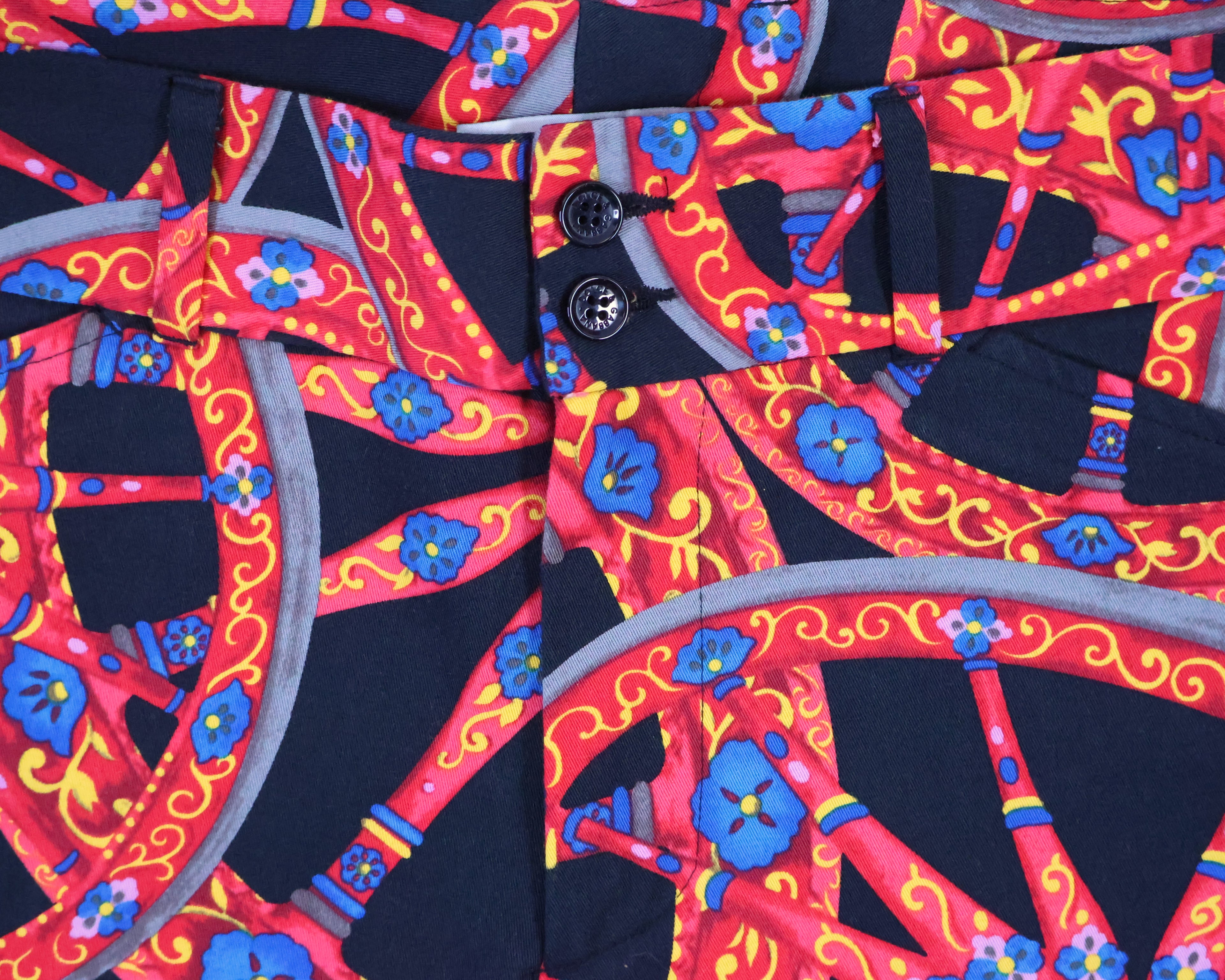Dolce and Gabbana 90s graphic print trousers