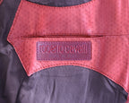 Roberto Cavalli red leather jacket