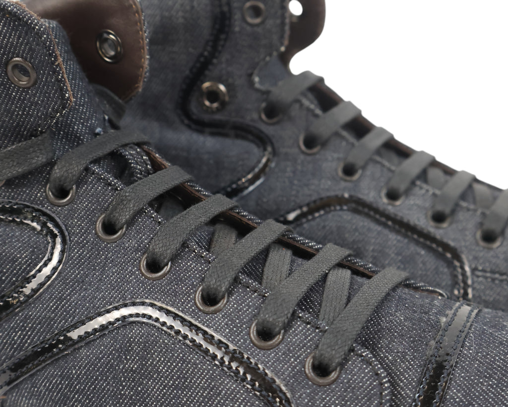 Lanvin black high-top sneakers