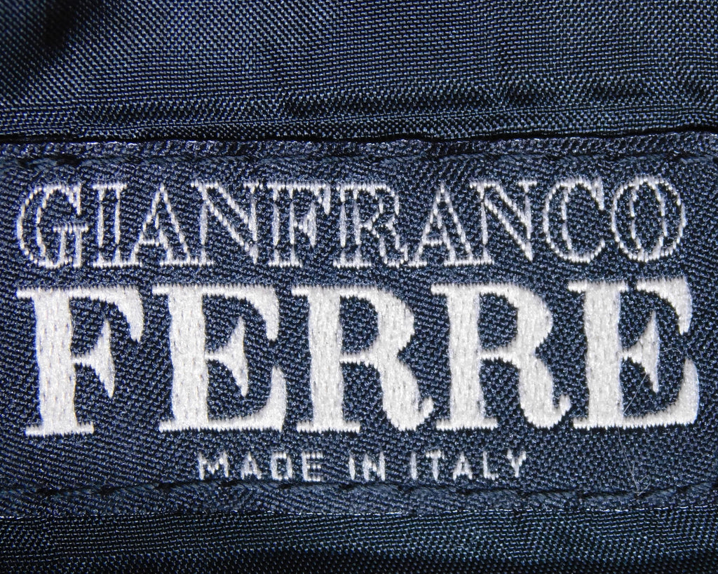 Gianfranco Ferre padded leather pants