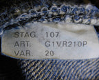 Roberto Cavalli flowers embroidery jeans