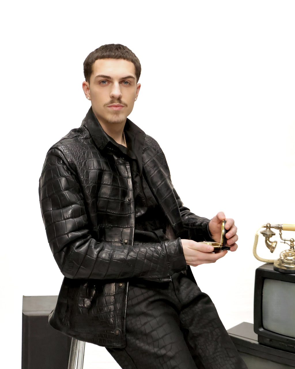 Isaac Sellam for L’Éclaireur, Crocodile Leather Jaket