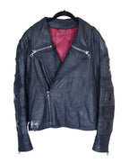 La Matta leather Jacket with metallic embellishment