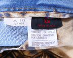 Roberto Cavalli chains embroidery jeans