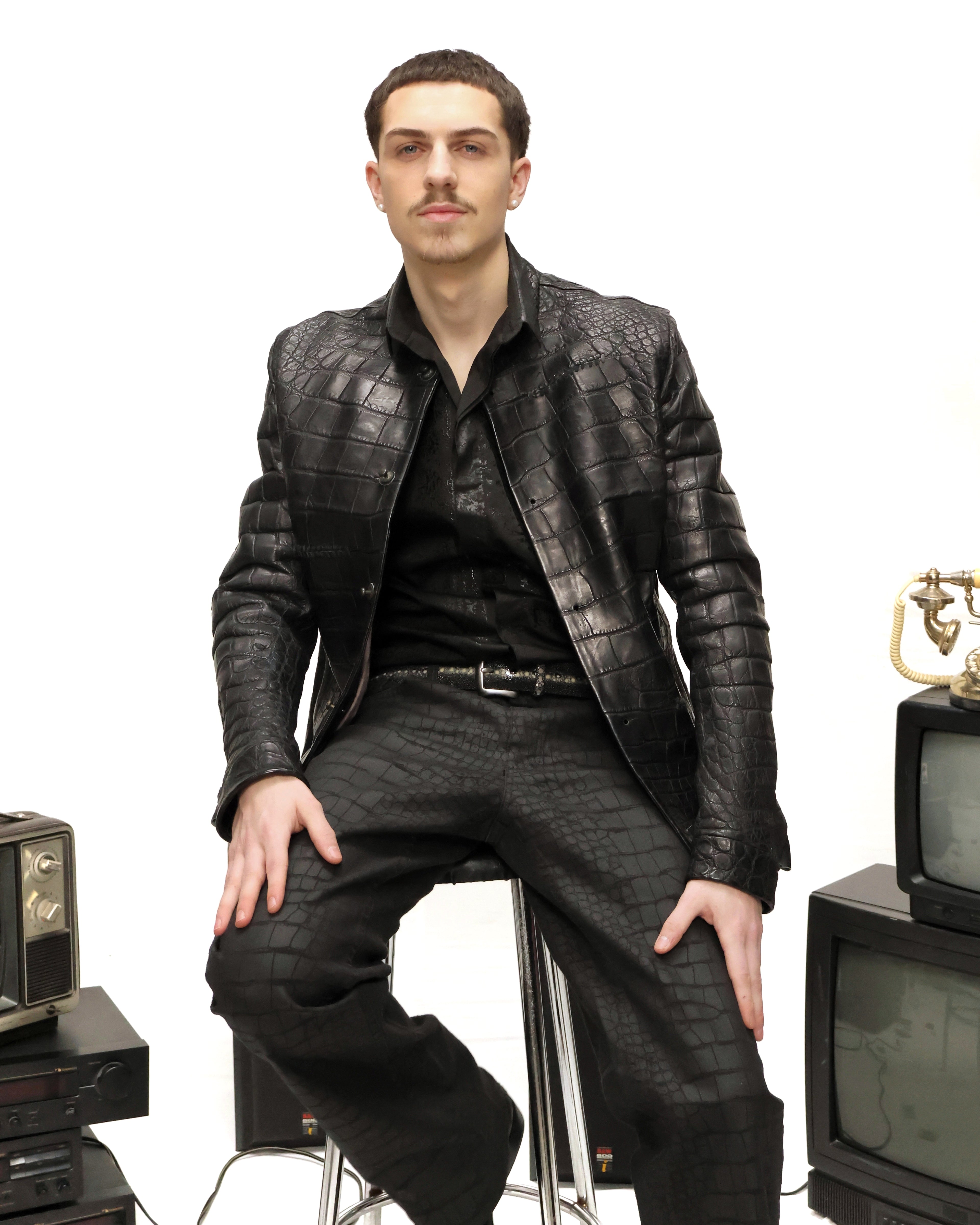 Isaac Sellam for L’Éclaireur, Crocodile Leather Jaket
