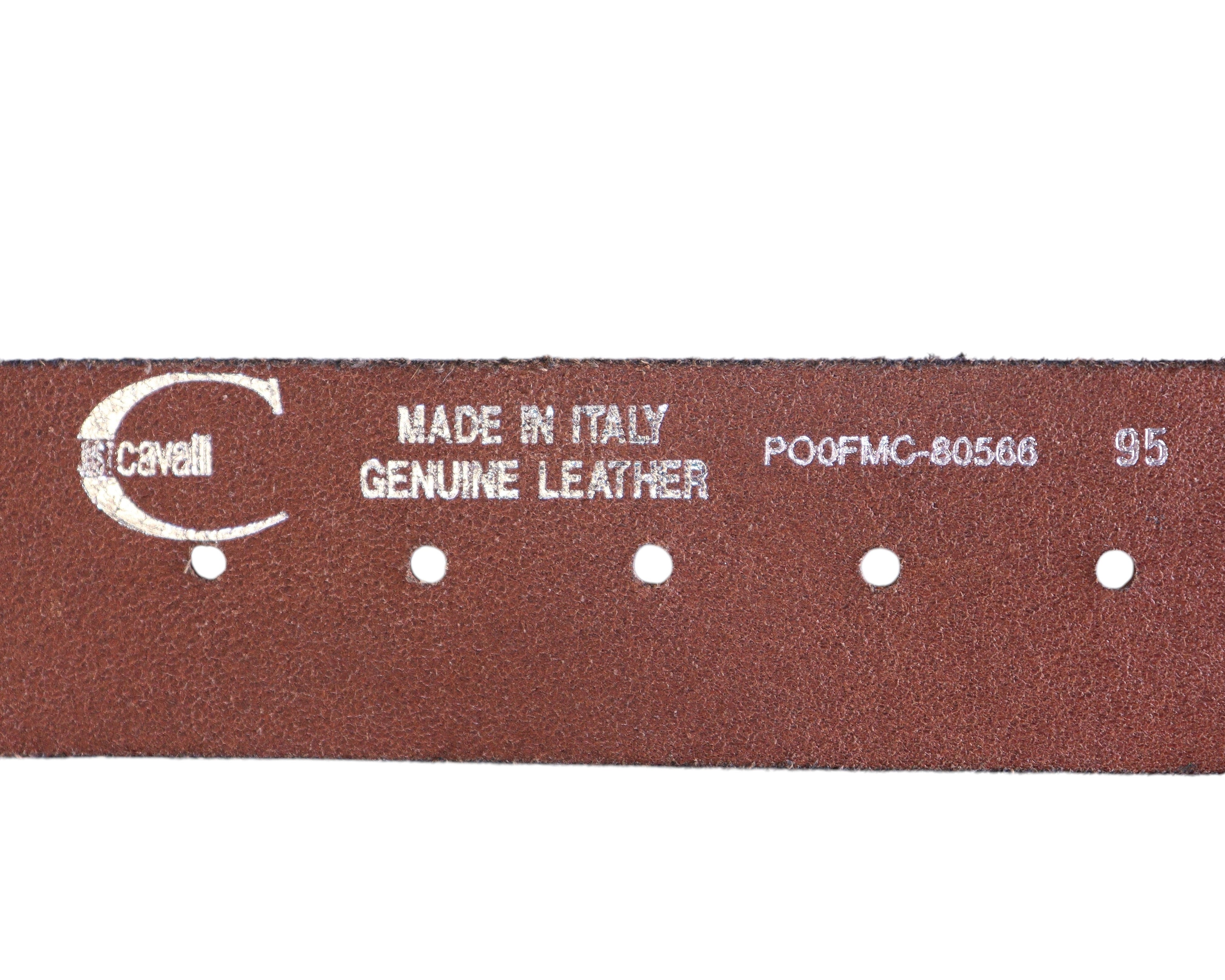 Just Cavalli studded leather belt