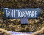 Bill Tornade leather pullover with wool lining
