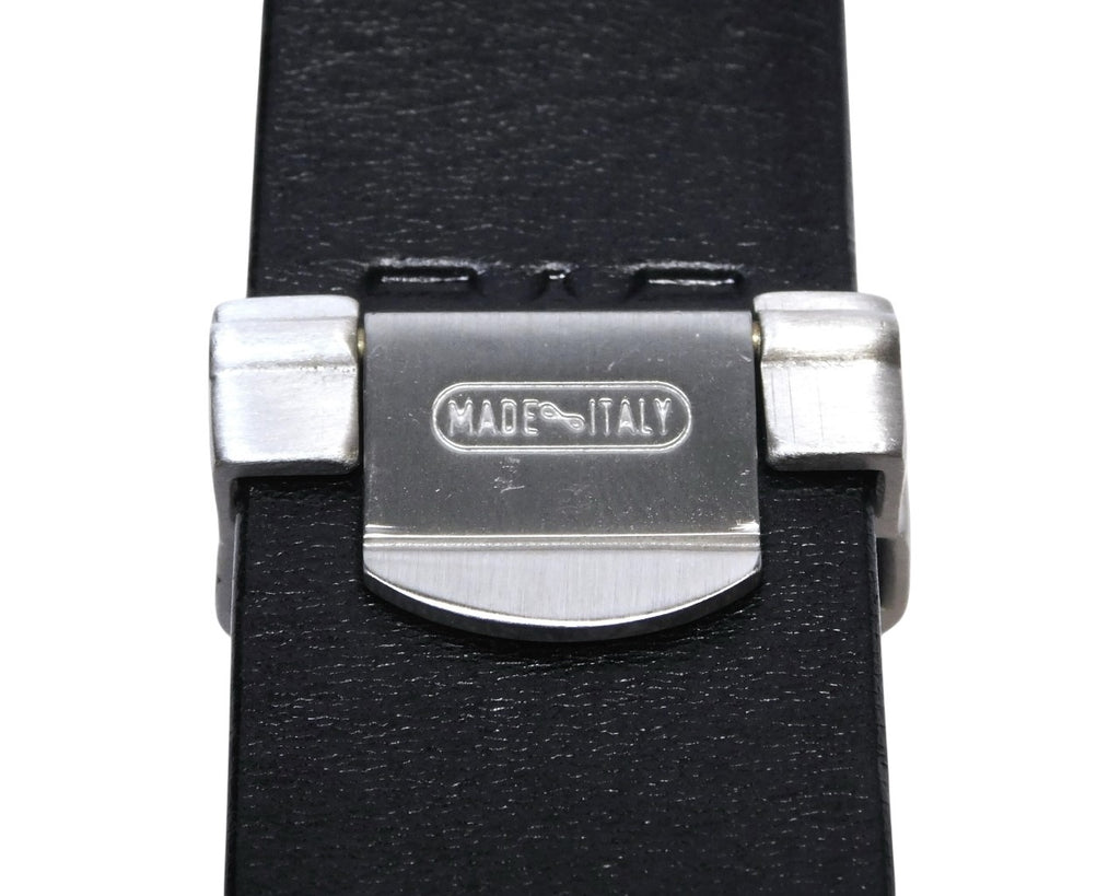 Gianni Versace black leather belt