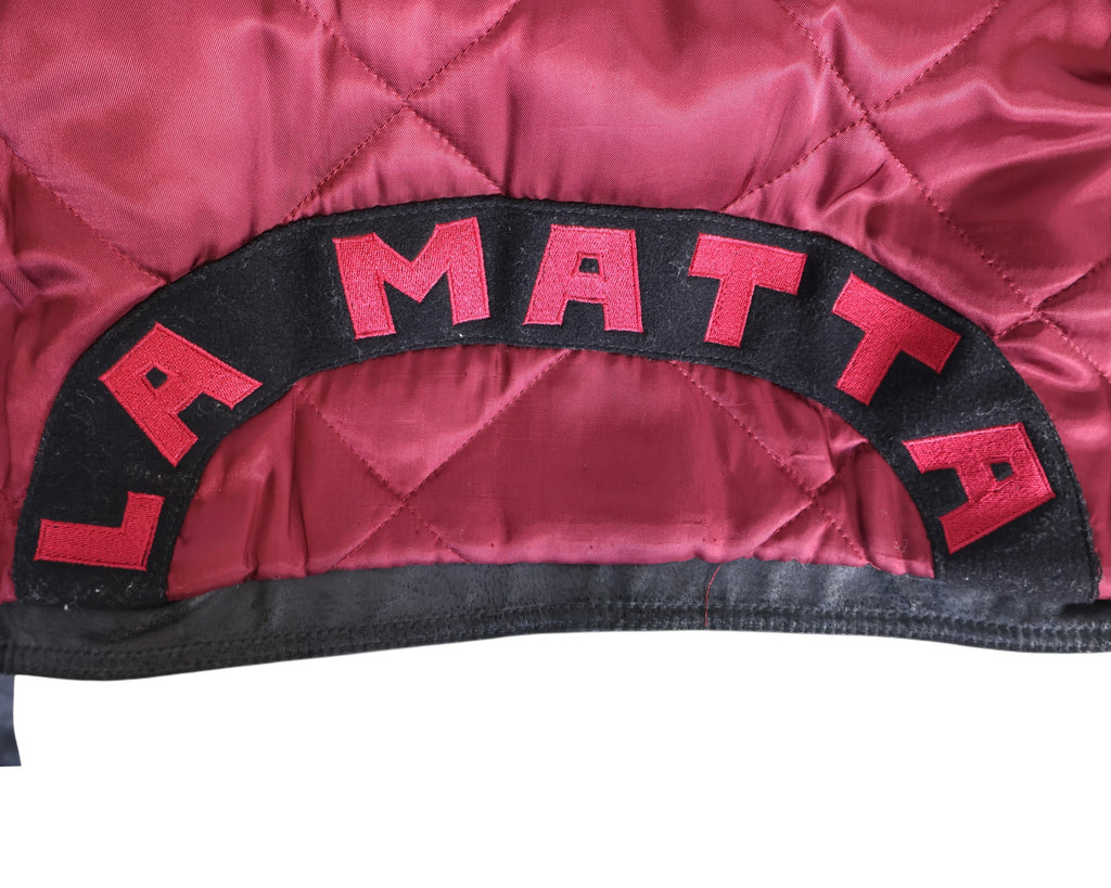 La Matta leather Jacket with metallic embellishment