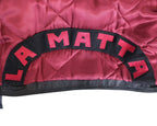 La Matta leather Jacket with metallic embellishment