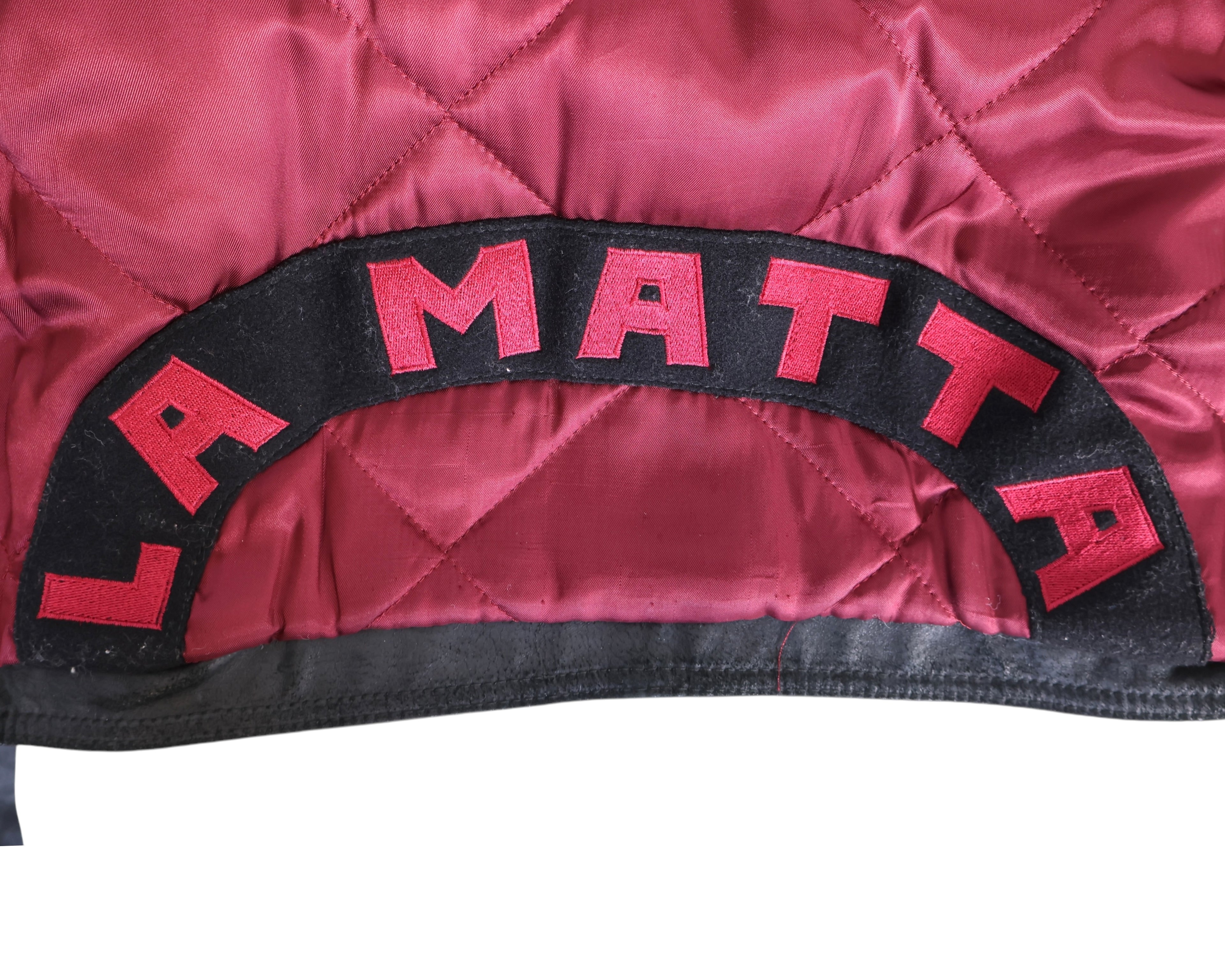 La Matta leather Jacket with metallic embellishment